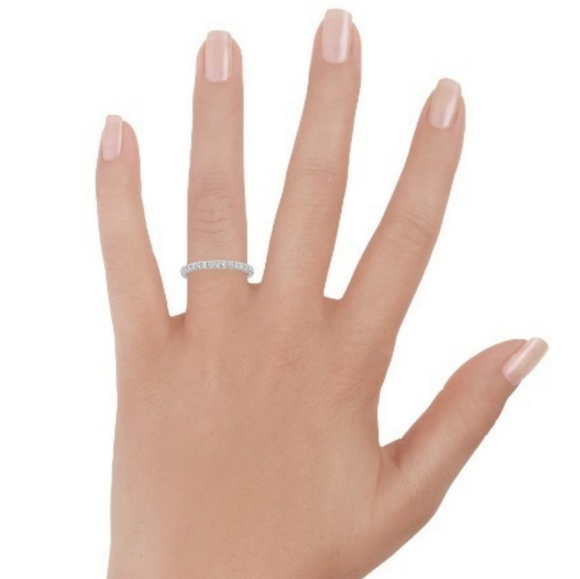 925 CZ Diamond Ring Set - Picture 6 of 6